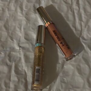 L.A. Colors Shimmer Gloss Duo — Gold & Peach